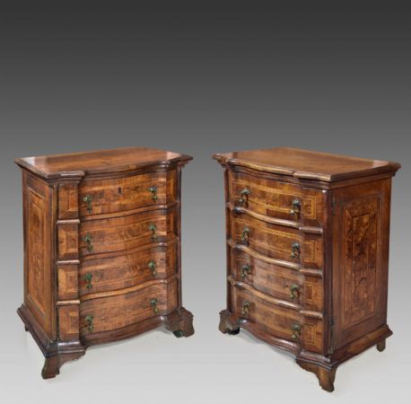 Couple of Emilia- Lombardy cabinets 17th-18th centuries
    